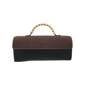 Loewe Velazquez 2way Leather twist Handle Handbag Brown